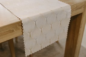 Dekorstudio Luxusný behúň na stôl - strieborno-zlatý SW31 Rozmer behúňa (šírka x dĺžka): 40x110cm