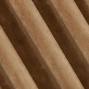 Tieňové jednofarebné závesy v bežovej farbe 140X270 cm