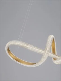 LED luster Medora B 75.5 zlaté