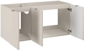 Závěsná umyvadlová skříňka s dvířky Bella Cashmere 82-120-46-3D kašmírová