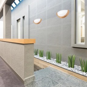 Nástenné svietidlo OAK SLIM 1xE27/60W/230V dub