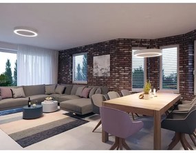 LED2 - LED Stmievateľný luster na lanku SATURN LED/50W/230V 3000K/4000K biela