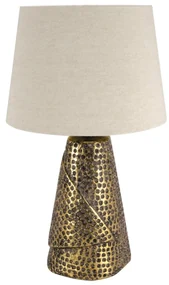 PROXIMA.store - Rustikálna stolná lampa MAGDA FARBA: zlatá
