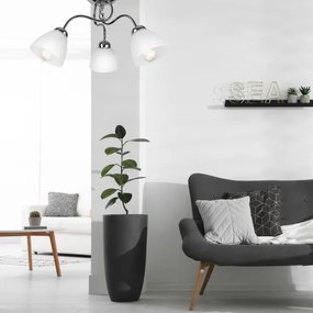 Prisadený luster MIRANDA 3xE27/60W/230V lesklý chróm