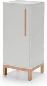 Plochá odkladacia skrinka do kúpeľne »Eklund«, svetlosivá