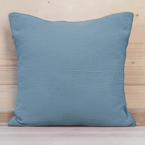Biante Mušelínová obliečka na vankúš MSN-025 Modrá 30 x 50 cm