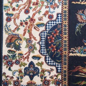 Koberec Exkluzívny Qum Silk 10 modrý