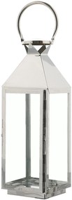 Designový chrómový lampáš MSL3025 - strieborný (18x19x55,5cm) - moderný štýl