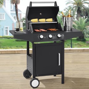 InternetovaZahrada BBQ plynový gril Louisiana s 3 horákmi