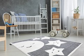 Koberec JOY Moon sivý / krém