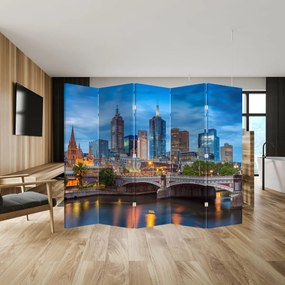 Paraván - Mesto Melbourne (210x170 cm)