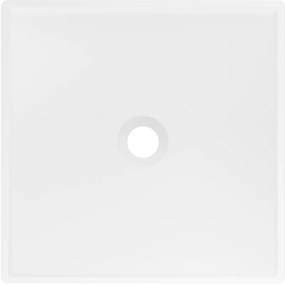 Mexen Xola-1, voľnestojace umývadlo z konglomerátu 40x40x85 cm, biela matná, 26594000