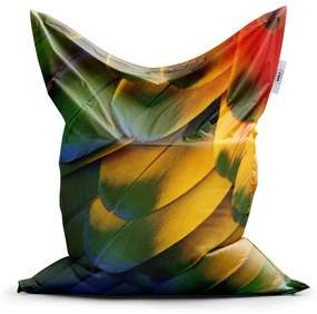 Sablio Sedací vak Farebné perie - 150x100 cm