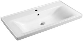 Aqualine Aqualine, SAVA 90 keramické umývadlo nábytkové 90x46cm, biela, 2090