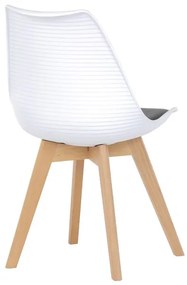 Autronic BONTEC Jedálenská stolička, biela, plast, CT-X7056 GREY Farba: Biela