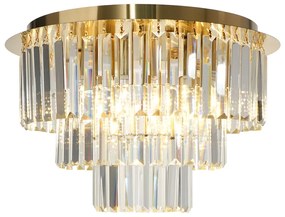 Luster Milano, 1x krištáľové tienidlo, (fi 45cm), g