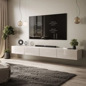 ZÁVESNÝ TV STOLÍK DAZIO KAŠMÍR LESKLÝ 250 cm