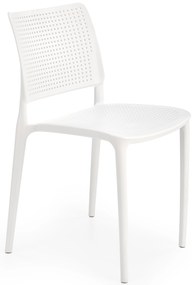 Biela plastová stolička K514