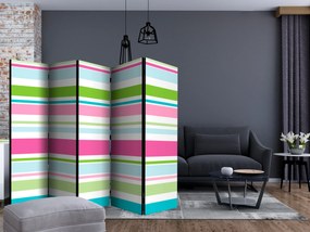 Artgeist Paraván - Bright stripes [Room Dividers]