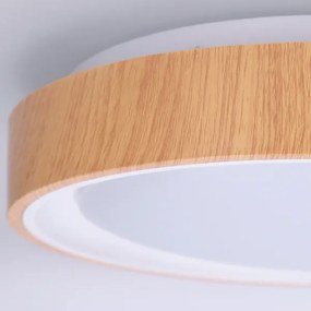 BRILAGI - LED stropné svietidlo FLOCO LED/24W/230V priemer 30 cm drevené/biele