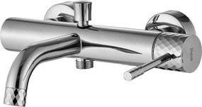 Rea Lungo Diamond, vaňová batéria s ručnou sprchovou súpravou, chrómová, REA-B6447