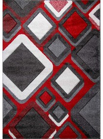 Jutex Koberec Wilmer 5801B čierno-červený, Rozmery 2.30 x 1.60