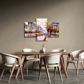 Obraz - Život v meste (90x60 cm)