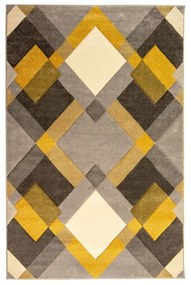 Sivo-žltý koberec Flair Rugs Nimbus, 120 × 170 cm