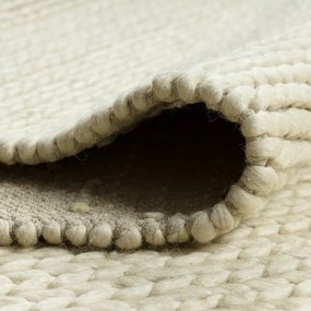 Dywany Łuszczów, Kusový koberec Tahar 99004B cream, 90x150, biela, obývacia izba