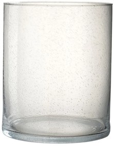Oválny sklenený svietnik - 22 * ​​22 * ​​26,5 cm