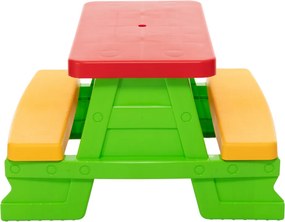 Dorex Sada záhradného stolíka s detskými lavicami Dorex, zelená, 5067