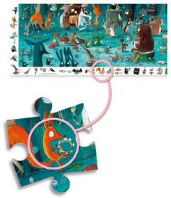 Detské puzzle Djeco Observation Lesný Orchester