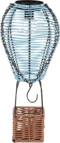 Solárny lampáš balón s LED osvetlením PLA113 BLUE-L
