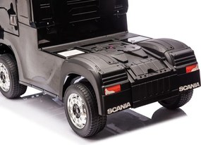 LEAN CARS Scania 500R HL698 Čierne lakované auto 4x4 na batérie