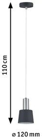 Paulmann 79691 - 1xE14/20W Luster na lanku NEORDIC HALDAR 230V