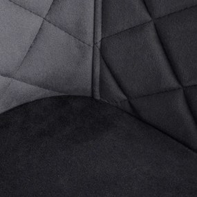 Jedálenská stolička SHELTON zamatová sivá 860503