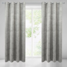 ZATEMŇOVACÍ ZÁVES NA KRÚŽKOCH KARINA 1 140X250 CM SIVÁ