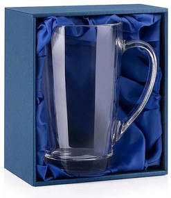 Darčeková krabička na hrnček Alex s modrým saténom