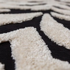 Čierno-biely koberec 160x230 cm Esra Zebra – Flair Rugs