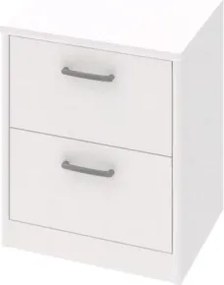 Nočný stolík Mega 40, biela%