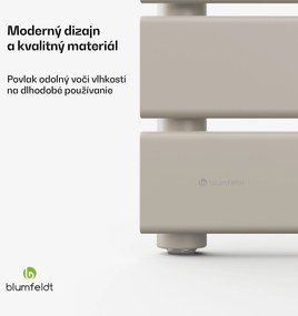 Blumfeldt Fairmont radiátor | 60 x 180 cm | nástenná montáž | moderný dizajn | prevádzka na teplú vodu