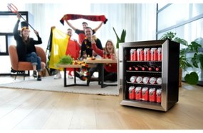 DOMO DO91609BK barová chladnička so sklenenými dverami, 60 l