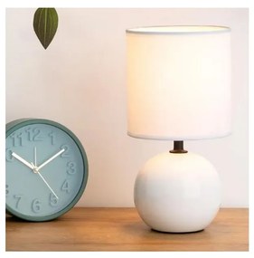 Atmosphera - Stolná lampa TIMÉO 1xE14/60W/230V lesklá biela 116289