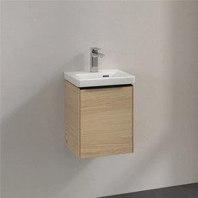 VILLEROY &amp; BOCH Subway 3.0 závesná skrinka pod umývadielko, 1 dvierka, pánty vpravo, 351 x 309 x 429 mm, Nordic Oak, C58401VJ