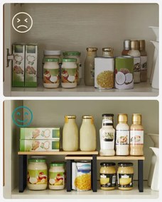 Set 4 kuchynských políc KCS010N01