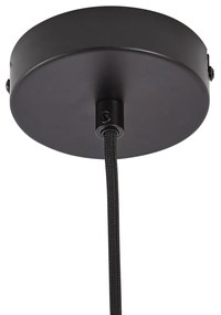 Retro závesná lampa zlatá s béžovým sklom - Jina