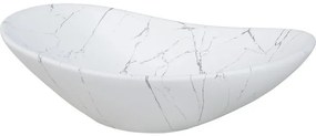 Závěsná skříňka Nordic Lena s deskou a umyvadlem 80 cm dub cremona