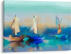 Obraz - Obraz krajiny, maľba (70x50 cm)