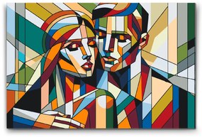 Gario Maľovanie podľa čísel Zamilovaný pár Rozmery: 60 x 80 cm, Rámovanie: S vnútorným rámom