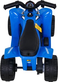 Ramiz Štvorkolka Honda 250X TRX na batérie modrá + klaksón + LED + ekokoža